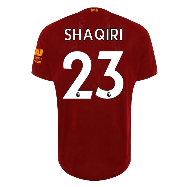 Maillot Football Liverpool NO.23 Shaqiri Domicile 2019-20 Rouge